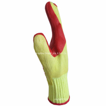 Polyester Cotton Liner with Rubber Coated on Palm Working Labor Gloves